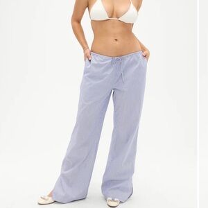 Frankie's Bikinis Daisy Striped Low Rise Pant sz XS